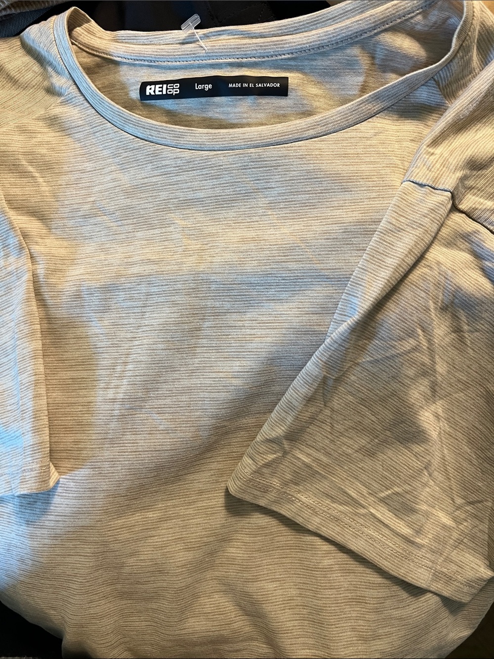 REI Coop Women's Large Short-Sleeve Tee in Light Gray